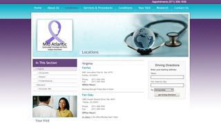 
                            4. Virginia - Locations - Mid Atlantic Gynecologic Oncology and ...