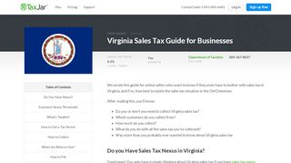 
                            7. Virginia Sales Tax Guide for Businesses - TaxJar: …