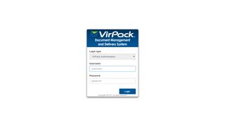 
                            6. VirPack DMDS: Login