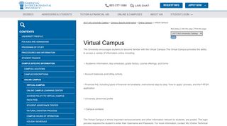 
                            8. Virtual Campus - American InterContinental University Catalog