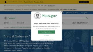 
                            1. Virtual Gateway My Account Page | Mass.gov