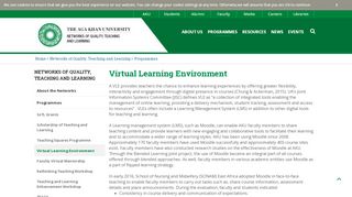 
                            2. virtual-learning-environment - The Aga Khan University