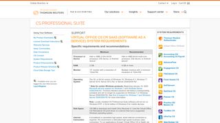 
                            2. Virtual Office CS or SaaS - CS Professional Suite - Thomson Reuters