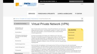 
                            8. Virtual Private Network (VPN) - RWTH AACHEN …