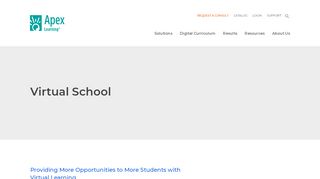 
                            4. Virtual School | Apex Learning