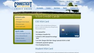 
                            3. VISA Credit Cards - CSE Credit Union