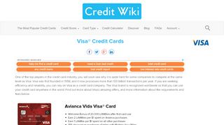 
                            9. Visa Credit Cards | thecreditwiki.com