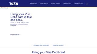 
                            4. Visa Debit Cards - Apply for a Debit Card | Visa