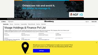 
                            5. Visage Holdings & Finance Pvt Ltd - Company Profile and News ...