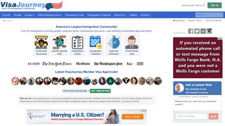 
                            8. VisaJourney - America's Largest Immigration Community