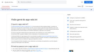 
                            5. Visão geral do app-ads.txt - Ajuda do AdMob