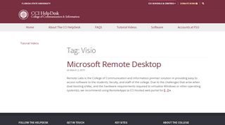 
                            5. Visio - CCI HelpDesk - Florida State University