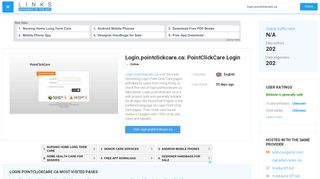 
                            8. Visit Login.pointclickcare.ca - PointClickCare Login.
