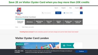 
                            9. Visitor Oyster Card London | Buy in Advance Online ...