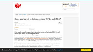 
                            7. Visualizzare il cedolino pensione INPS o ex INPDAP - Computer Facile