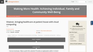 
                            5. Vitaever, bringing healthcare at patient house with cloud ...