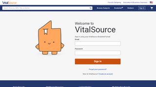 
                            9. VitalSource: Sign In