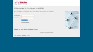 
                            1. VIVERSA - Login