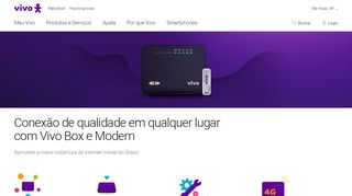 
                            6. Vivo Box e Modem - Mobilidade e facilidade na conexão