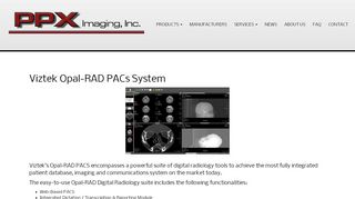 
                            2. Viztek Opal-RAD PACs System | - PPX Imaging