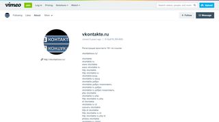 
                            6. vkontakte.ru on Vimeo