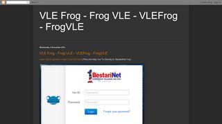 
                            8. VLE Frog - Frog VLE - VLEFrog - FrogVLE