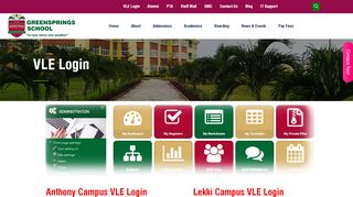 
                            7. VLE Login — Greensprings School