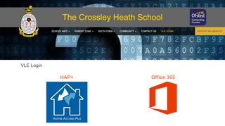 
                            3. VLE Login – The Crossley Heath School