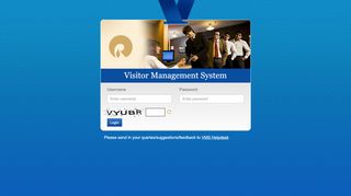 
                            10. VMS - Visitor Management System