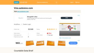 
                            5. Vms.autorevo.com: AutoRevo | Dealer Login