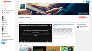 
                            9. VMware AirWatch - YouTube