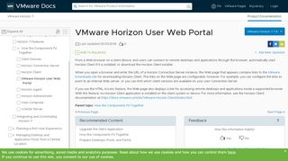 
                            2. VMware Horizon User Web Portal - VMware Docs