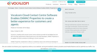 
                            7. Vocalcom Cloud Contact Centre Software Enables DAMAC...