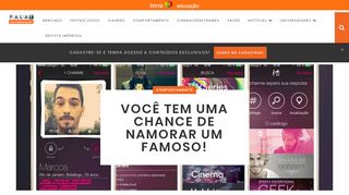 
                            9. Você tem uma chance de namorar um famoso! - Fala!