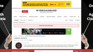 
                            5. vodacom account | MyBroadband Forum