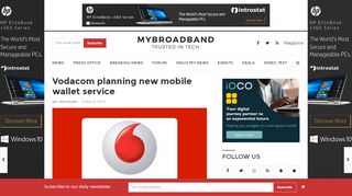 
                            9. Vodacom planning new mobile wallet service - MyBroadband