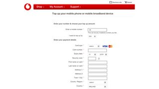 
                            7. Vodafone IE - Quick Top Up