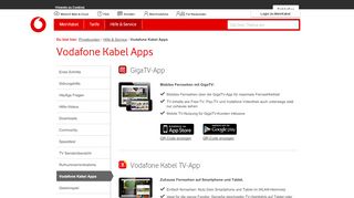 
                            4. Vodafone Kabel Apps - Vodafone Kabel Deutschland ...
