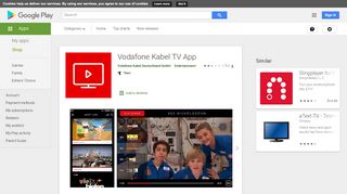 
                            3. Vodafone Kabel TV App – Apps bei Google Play