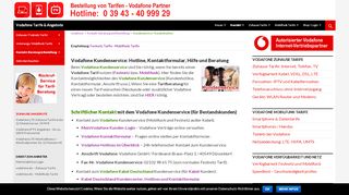 
                            7. Vodafone Kundenservice: Hotline, Kontaktformular, …