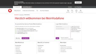 
                            3. Vodafone Login zu MeinVodafone: Ihr persönlicher …