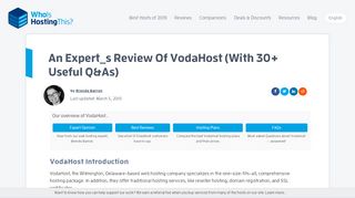 
                            5. VodaHost In 2019: What Do VodaHost Client Reviews Say ...