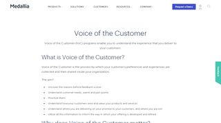 
                            9. Voice Of The Customer | Medallia