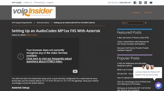 
                            8. VoIP Insider - Setting Up an AudioCodes MP1xx FXS With …