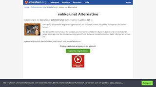 
                            2. vokker.net Alternative - Vokabel.org