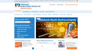
                            9. Volksbank Baden-Baden Rastatt eG - Privatkunden
