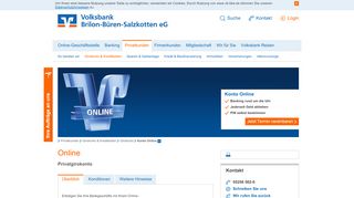 
                            2. Volksbank Brilon-Büren-Salzkotten eG Konto Online