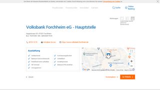 
                            9. Volksbank Forchheim eG - Hauptstelle,Hauptstrasse 39 ...