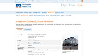 
                            8. Volksbank Odenwald, Filiale Reinheim - voba-online.de