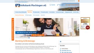 
                            1. Volksbank Plochingen eG Banking Brokerage